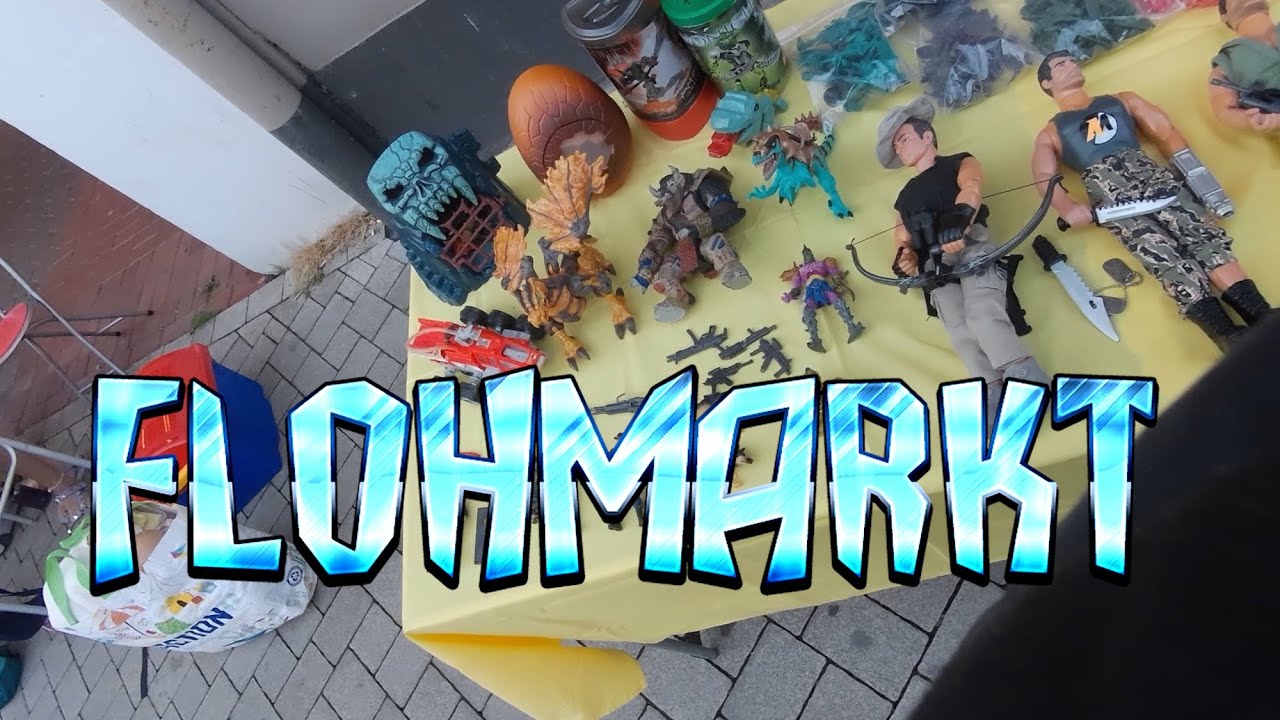 FLOHMARKT LIVE ACTION #62 Retro Actionfiguren, starke Games & mehr vom Stadtflohmarkt  - Trödel Haul