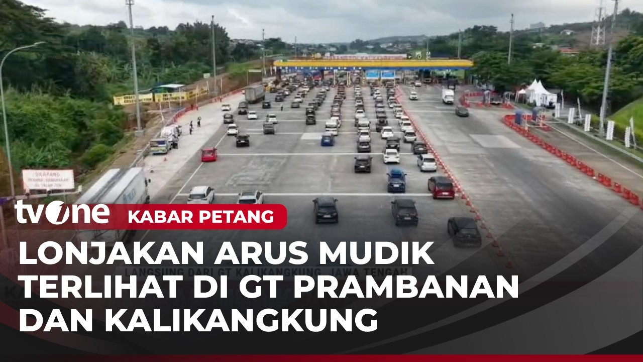 Volume Kendaraan di GT Prambanan dan GT Kalikangkung Alami Peningkatan | Kabar Petang