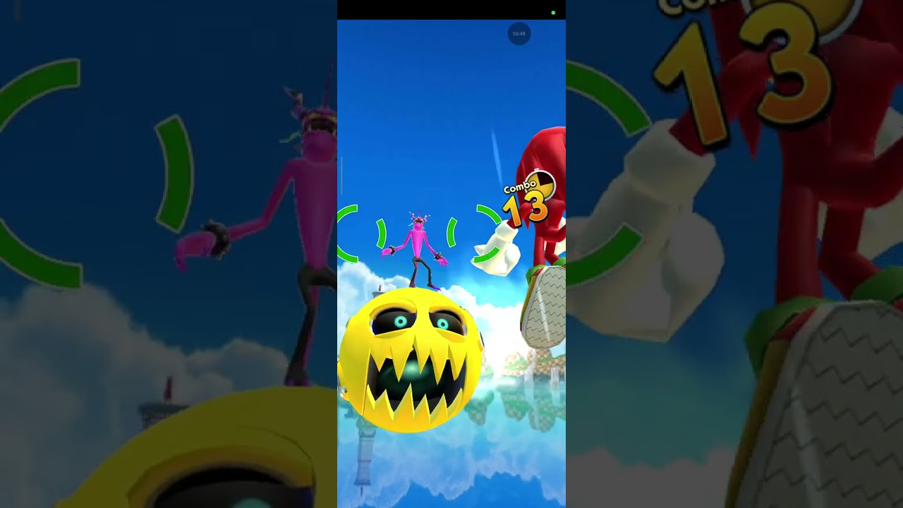Consegui o knuckles e o tails e amy