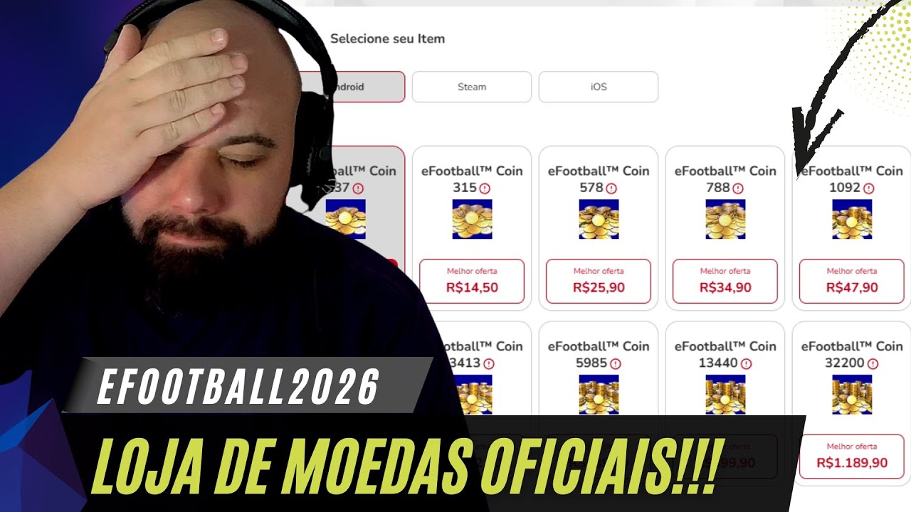 KONAMI LANÇA LOJA DE MOEDAS EFOOTBALL OFICIAL!!