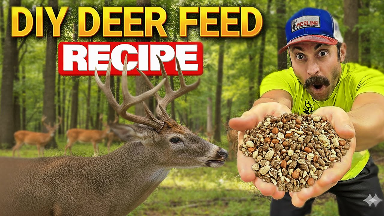 Рецепт бюджетного домашнего корма для оленей | Дешевая и простая смесь, которая работает!