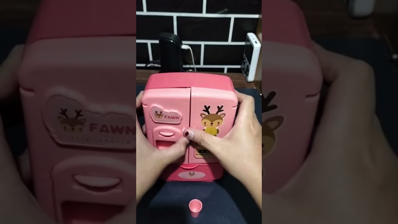 NICE & CUTE MINI FRIDGE PRETEND 😁😁 #shorts #asmr #satisfying #viral #trending #foryou