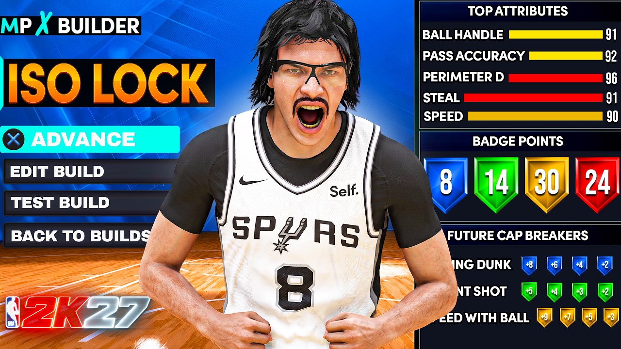 Этот билд 6'6 ISO LOCKDOWN имеет ВСЁ в NBA 2K27 &mdash; лучший билд ISO Lock