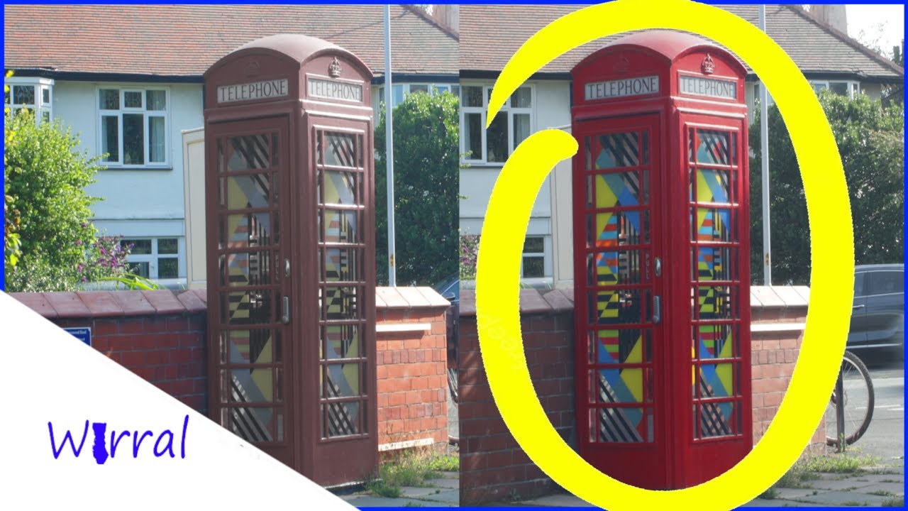 Painting a K6 Phone Box - The Meols OMD Phone Box