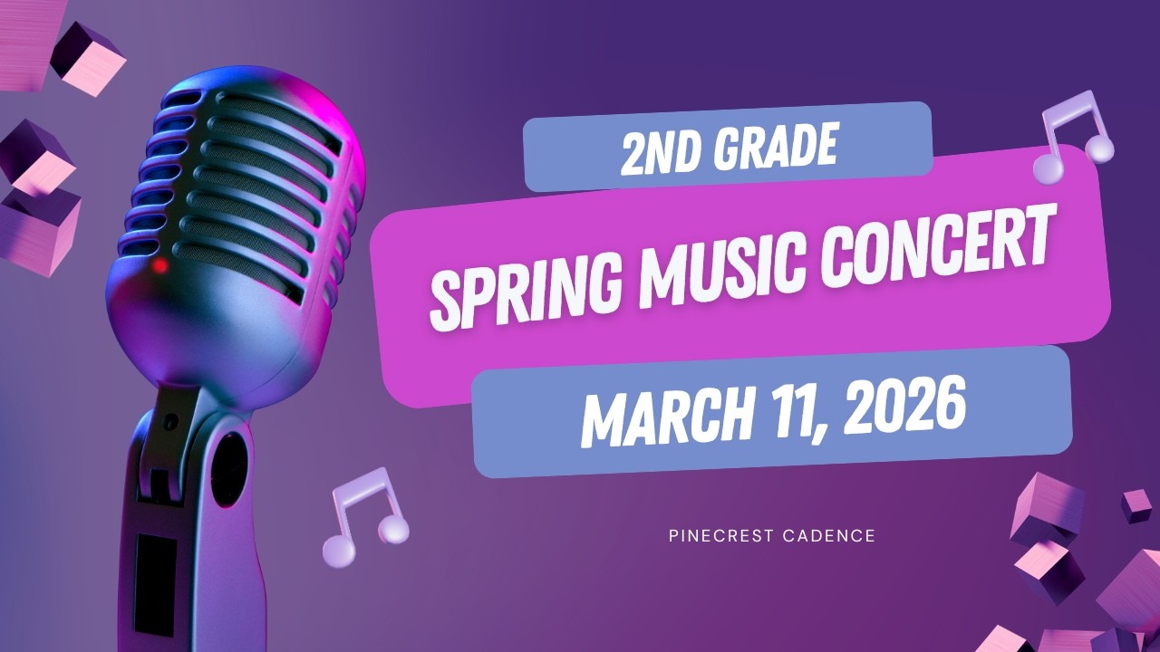 2nd grade Spring Music Concert 2026