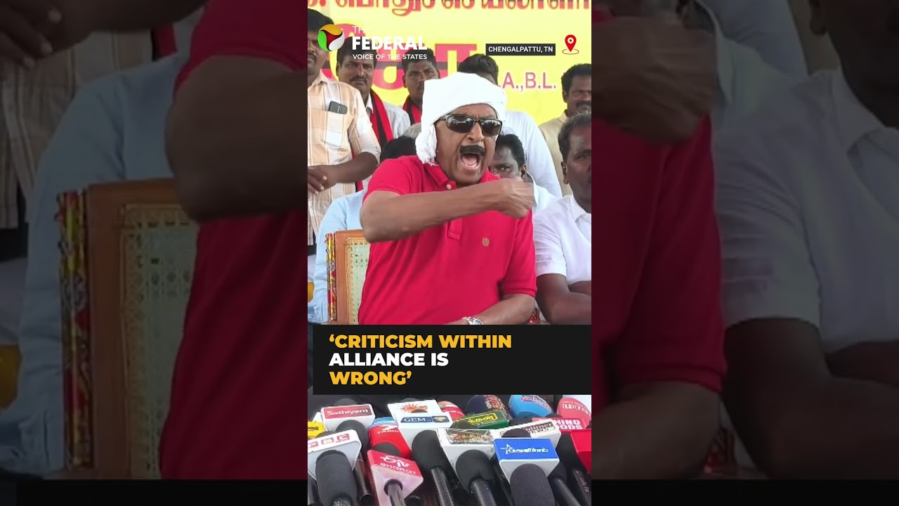Vaiko slams previous DMK govt over corruption, loses temper during heated media exchange | #shorts