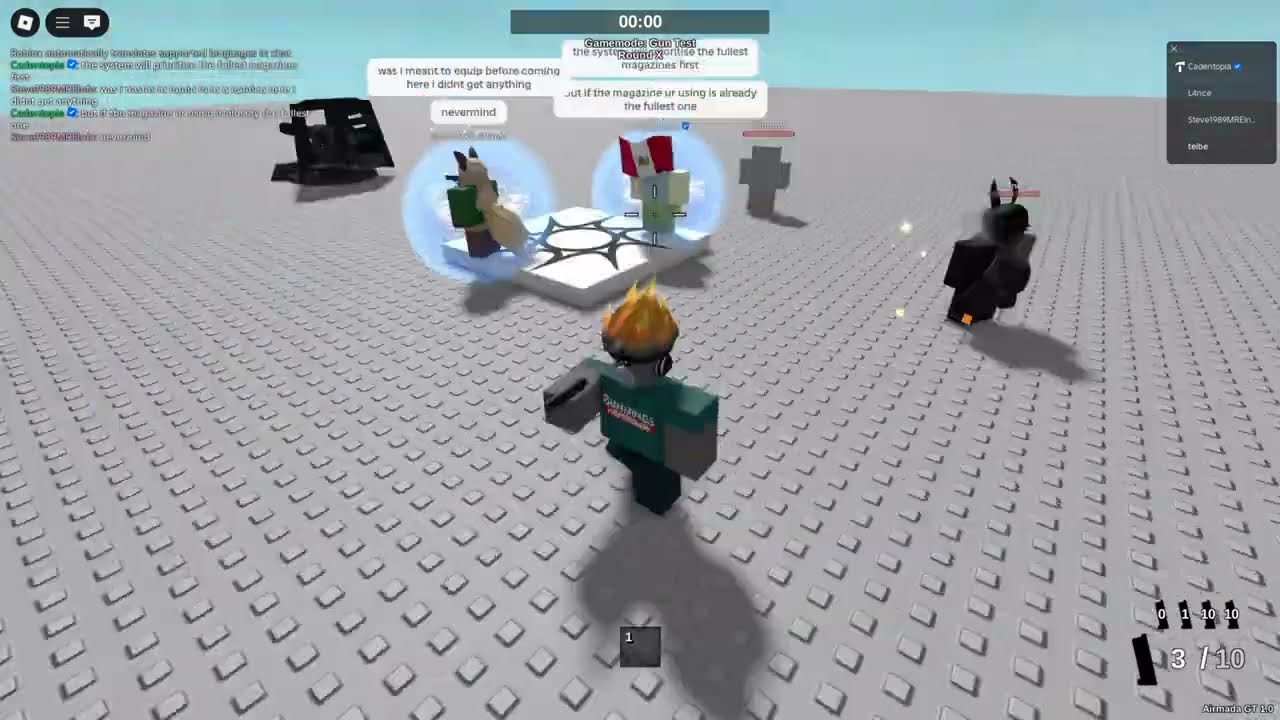 Airmada Gun Test 1.0 clip and screenshot dump