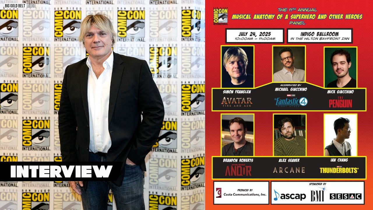 Avatar: Fire & Ash Composer Simon Franglen Interview | Musical Anatomy of a Superhero SDCC 2025