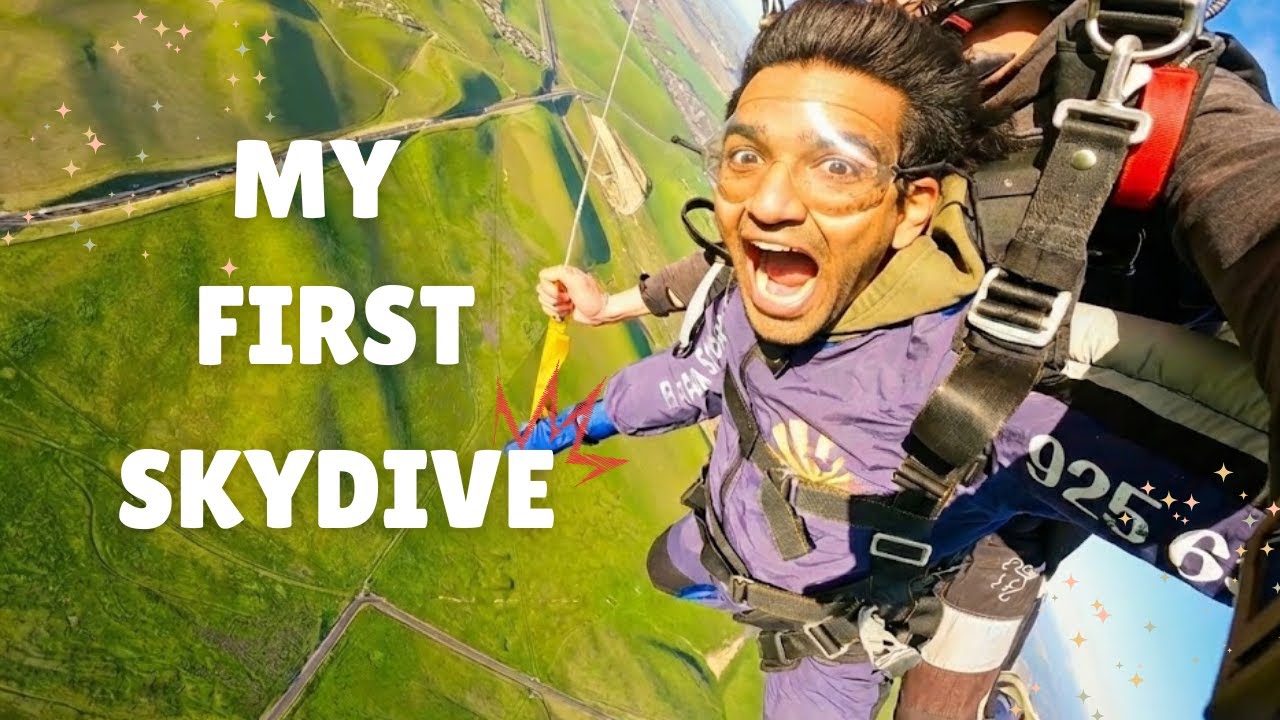 sky diving live reaction 😭 #skydive #usatravelvlog #reaction
