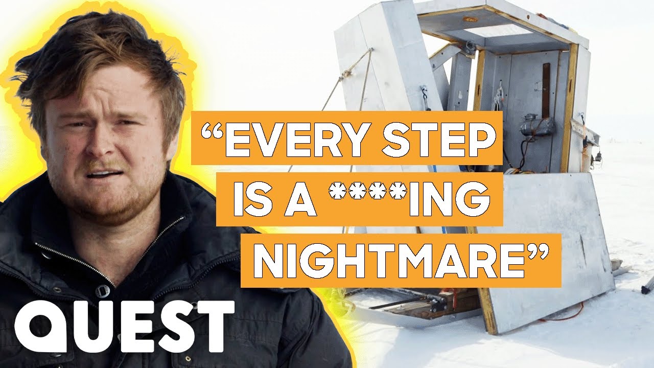 Zeke Goes On A Rescue Mission Across The Ice For His Utility Shed | Gold Divers