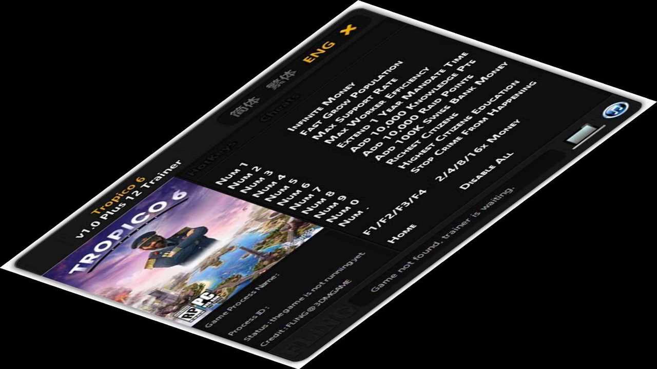 Tropico 6: Trainer +12 v1.0 FLiNG Download