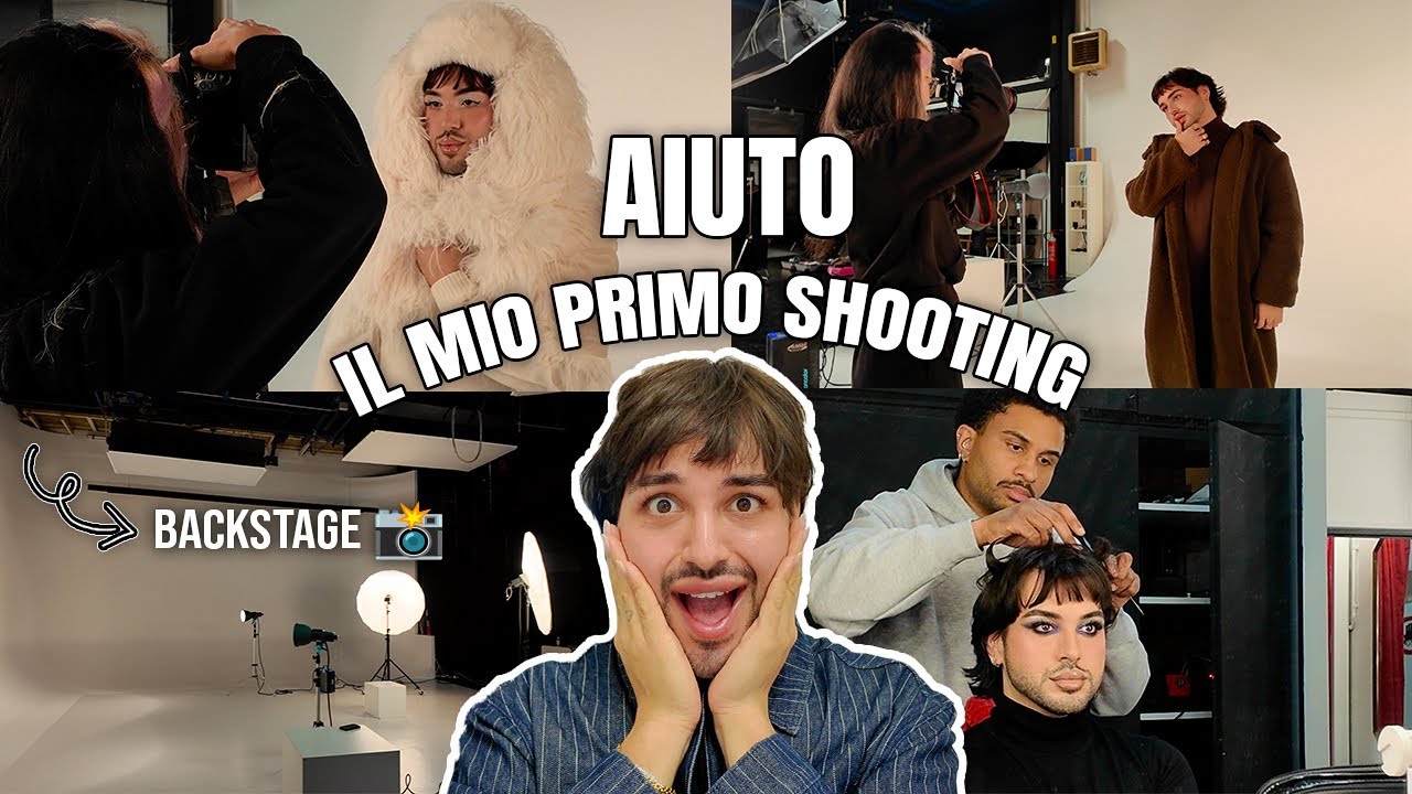 La mia prima volta su un set fotografico 📸 (dietro le quinte) #vlog