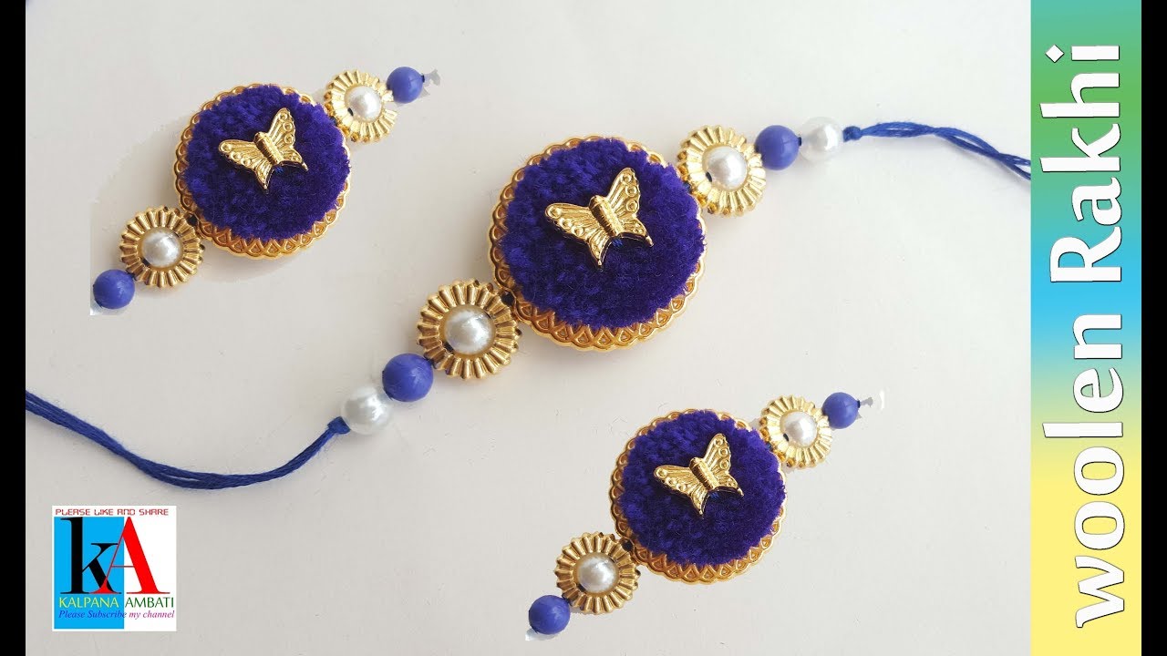 Rakhi making ideas at home // step by step DIY Rakhi for Rakshabhandan