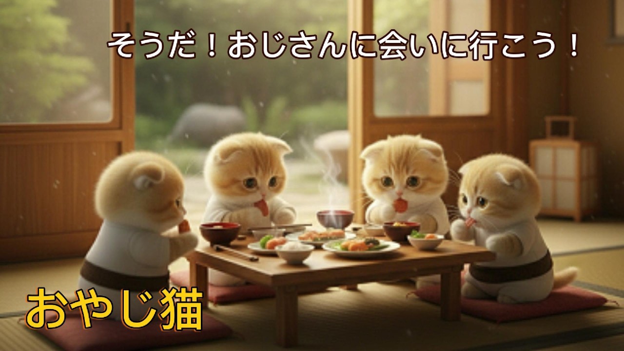 AI猫  おやじ猫♡可愛い甥っ子たちが沢山会いに来てくれました♡