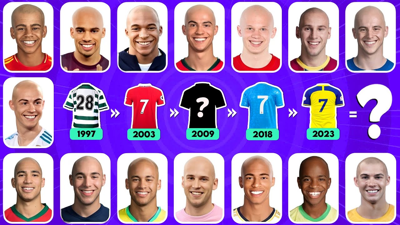 Guess YOUNG Version 🎶⚽ Guess the Jersey Transfer and Song of Football Player | Ronaldo, Messi