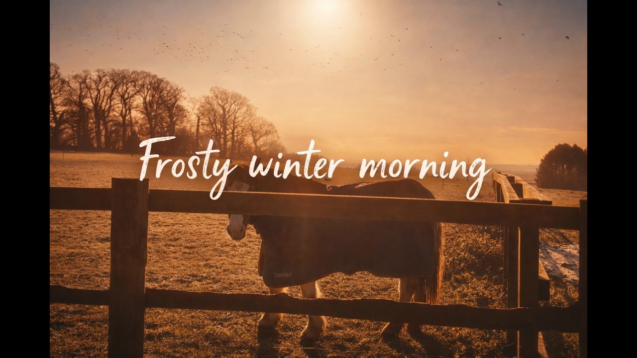 A frosty winter morning ride | Solo motorcycling | No commentary POV