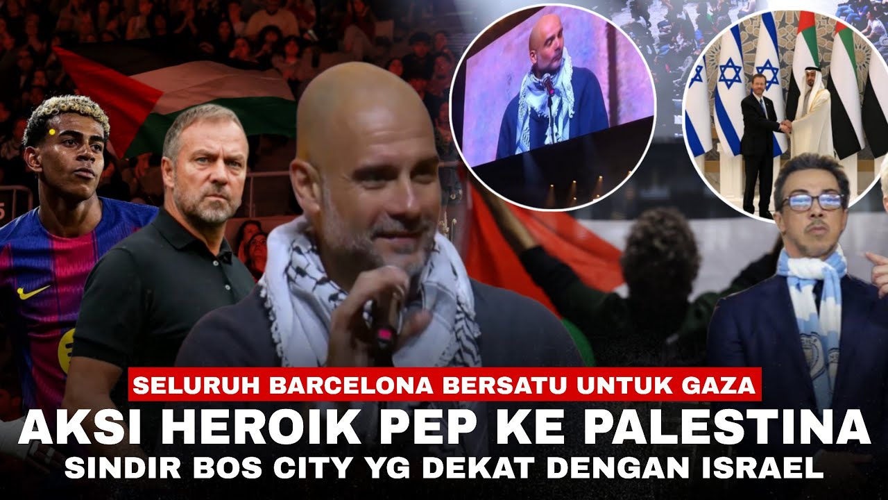 Pep Ajak Barcelona Bantu Gaza 