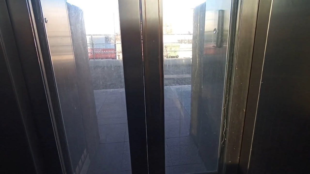 The elevator at Holargos metro station.