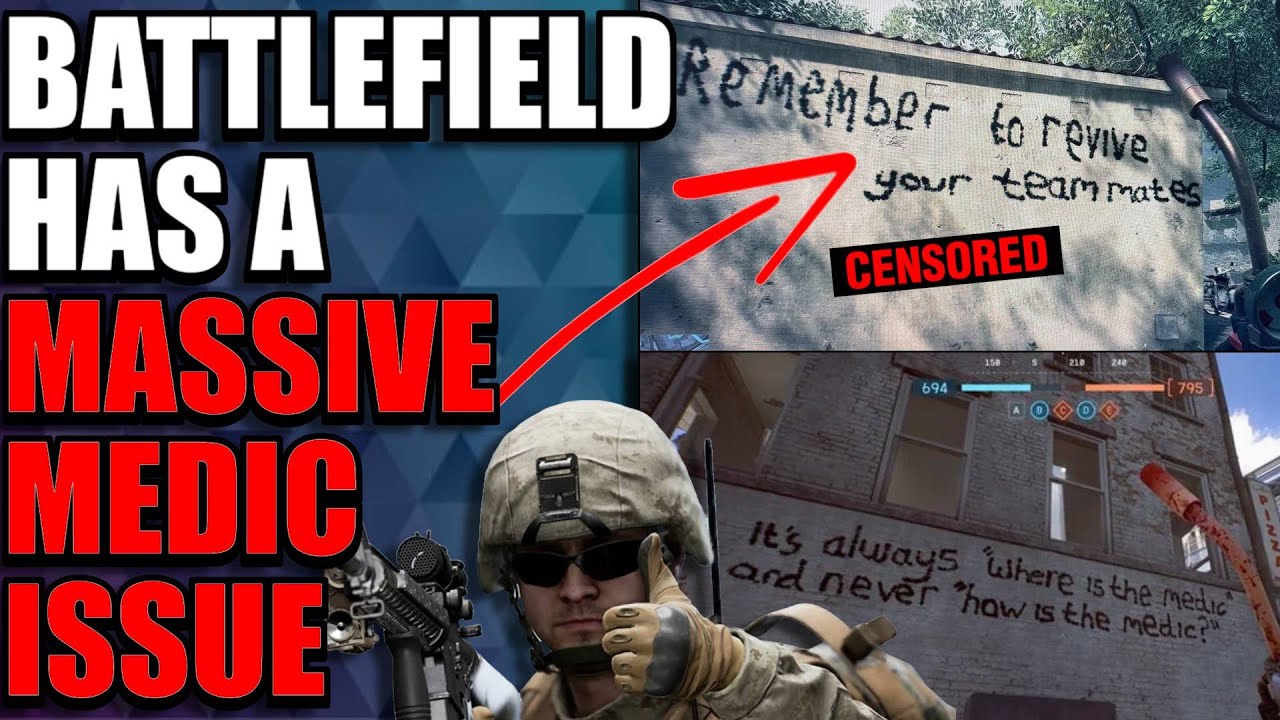 В Battlefield 6 возникла проблема с медиком