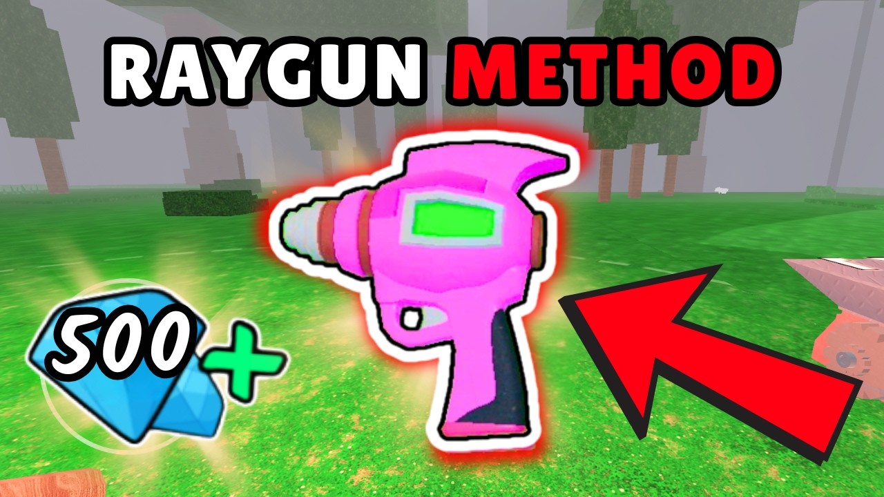 RAYGUN METHOD to Get 500 DIAMONDS FAST | 99 Nights in the Forest