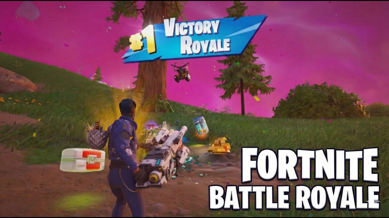 Fortnite Victory Royale With Light Gun