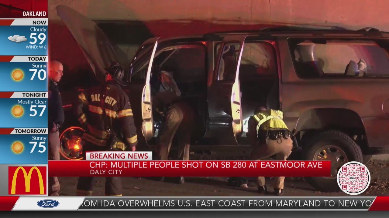 CHP: Multiple people shot on SB-280 at Eastmoor Avenue in Daly City