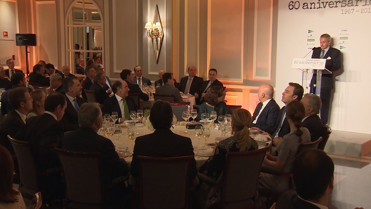 Cena de celebración del 60 aniversario de Europa Press