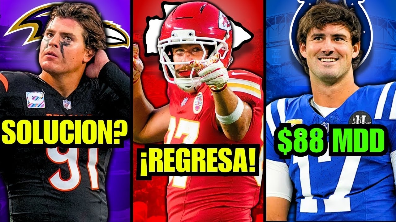 🚨 TREY HENDRICKSON firma con RAVENS, Daniel Jones FIRMA por $88M y KELCE regresa a CHIEFS