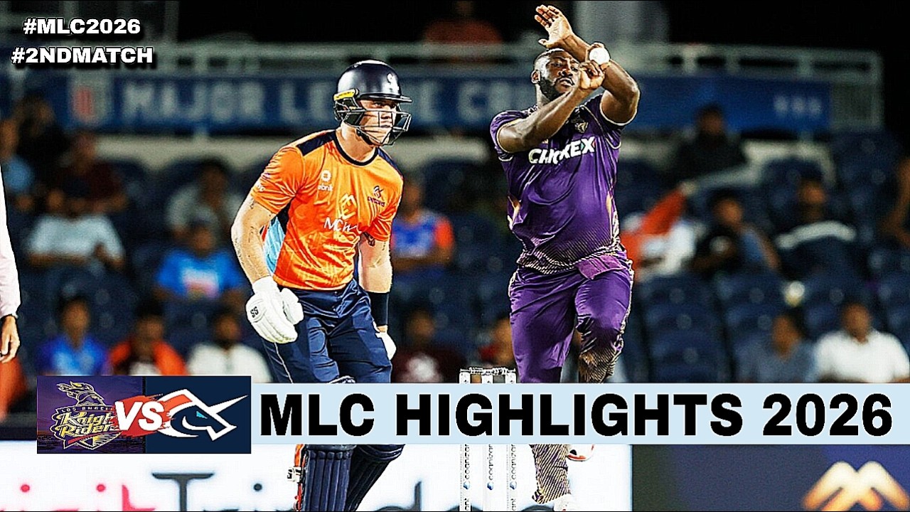 Major League Cricket 2026 Highlights| Los Angeles Knight Riders vs San Francisco Unicorns Highlights