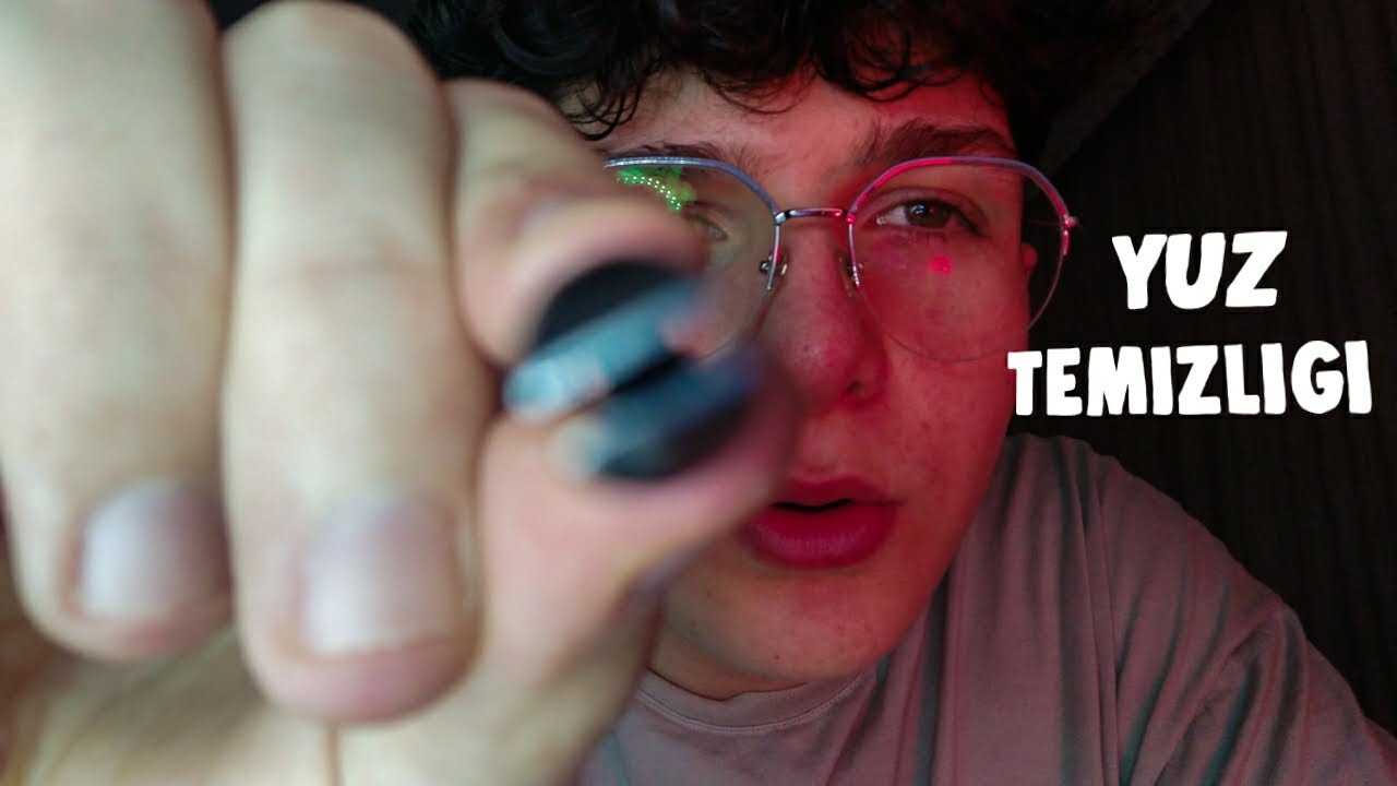 YÜZÜNDEKİ BENLERİ TEMİZLİYORUM! / ASMR
