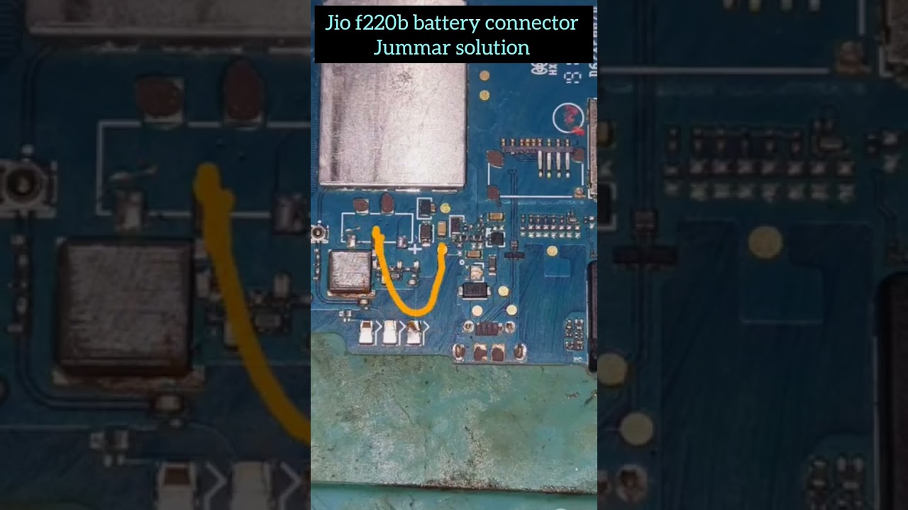 Jio f 220 battery connector jumper solution #smartphone #jio320b #jio f220b