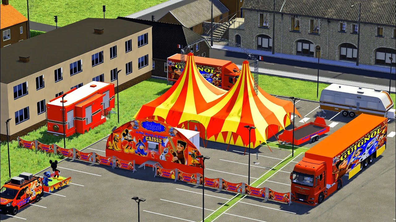 {GUIGNOL FS22} Arrivée des Guignols sur le parking du Lidl (HORS SERIE)