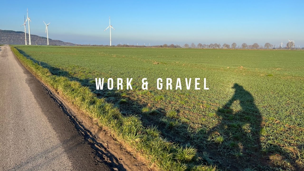 Gravelbike Tour vor & nach der Arbeit 💪| Morgens 40KM hin abends 40KM zurück macht 80KM Gravelspaß 😀