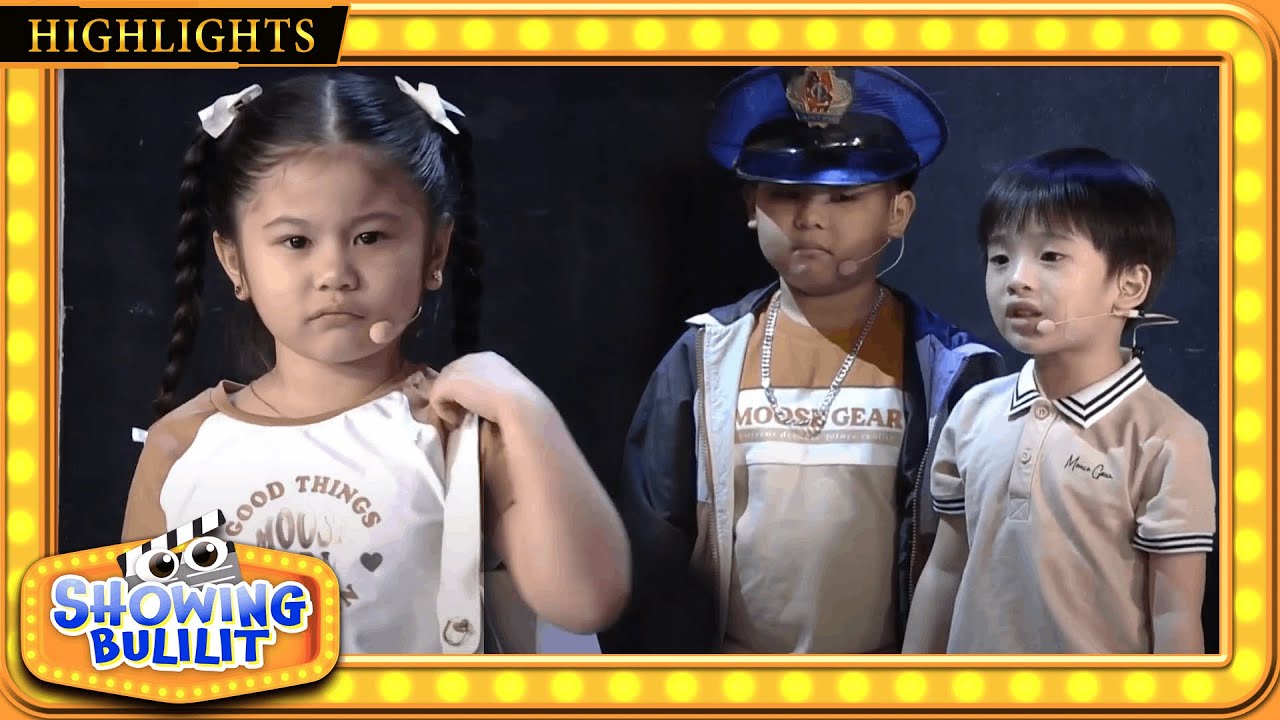 Argus at Kelsey, ginaya ang eksena sa movie na ‘Now That I Have You’ | Showing Bulilit