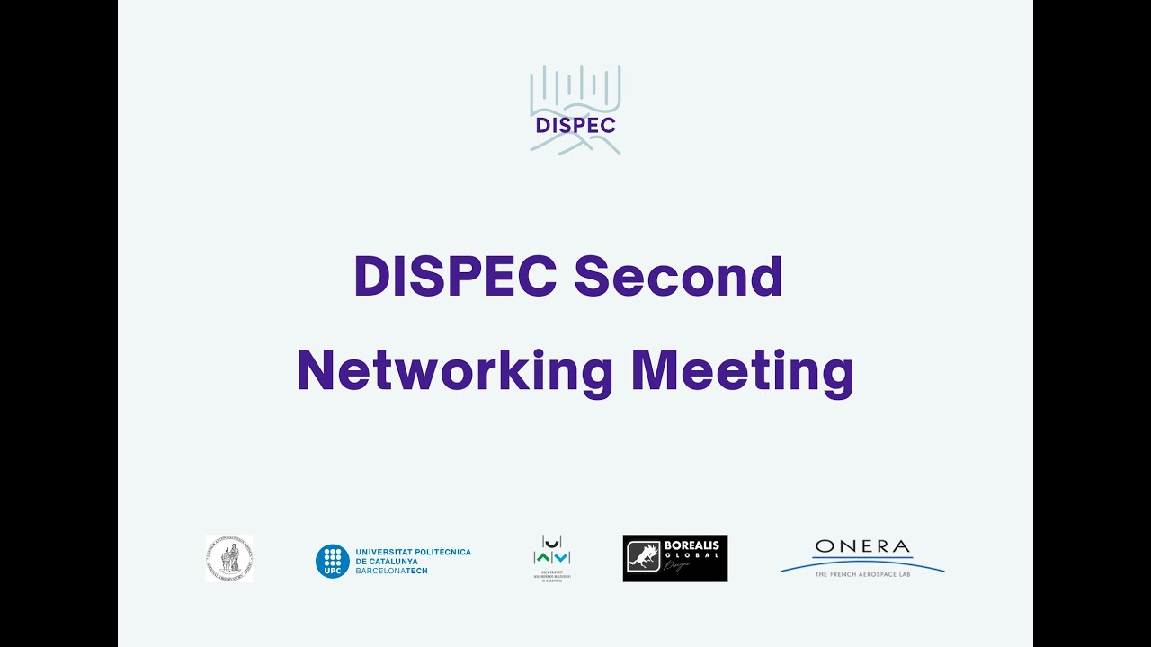 DISPEC Second Networking Meeting - First Scientific Data Application