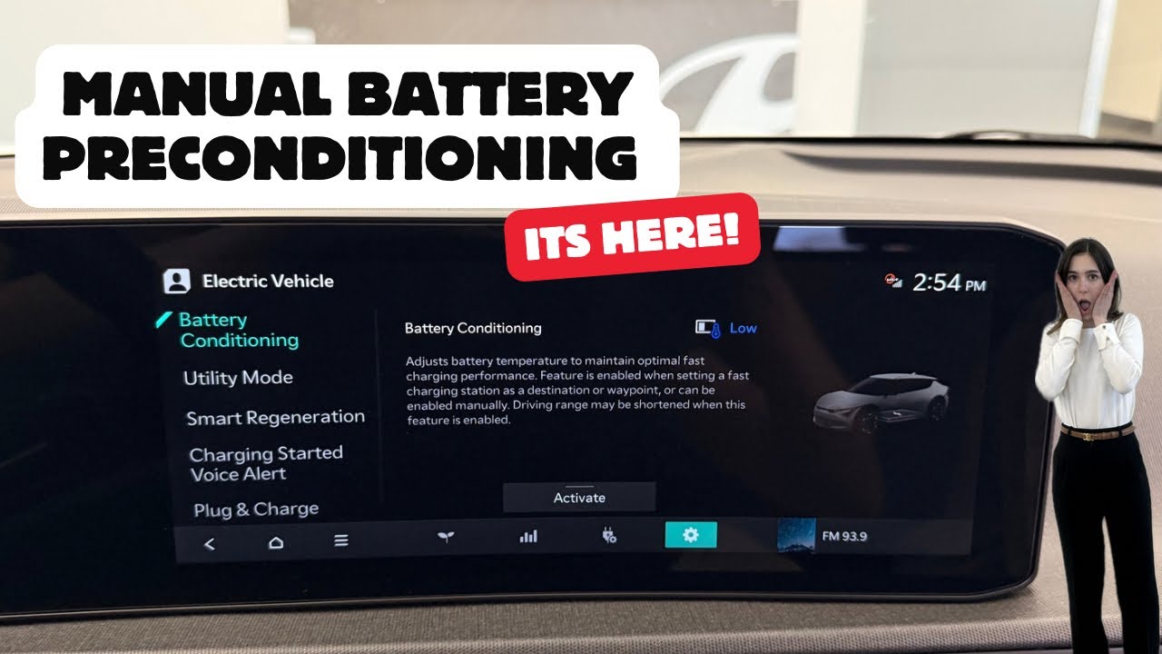 Manual Battery Preconditioning on the NEW Kia EV6!