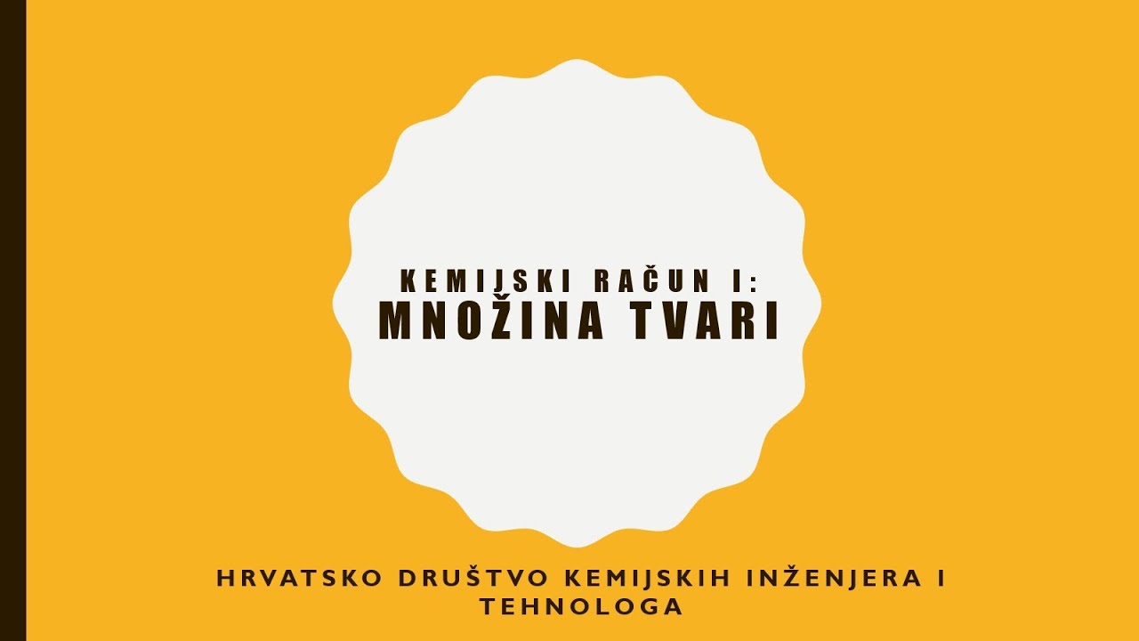 Kemijski račun I: MNOŽINA TVARI - Kemičari o kemiji