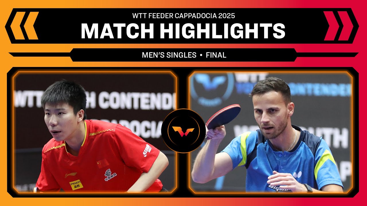 Xu Yingbin vs Tiago Apolonia | MS Final | WTT Feeder Cappadocia 2025