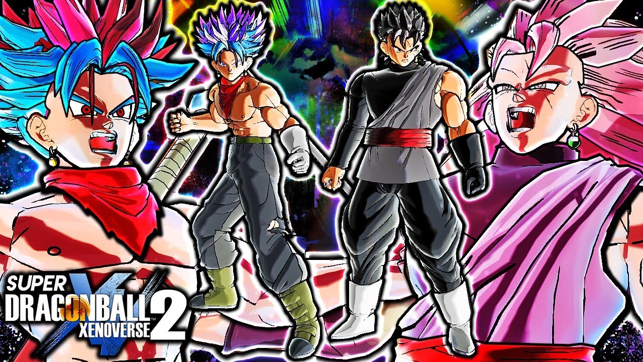 NEW HYBRID TRUNKS DESIGN GAMEPLAY - Dragon Ball Xenoverse 2 Future Gohan Black Saga (CUSTOM)