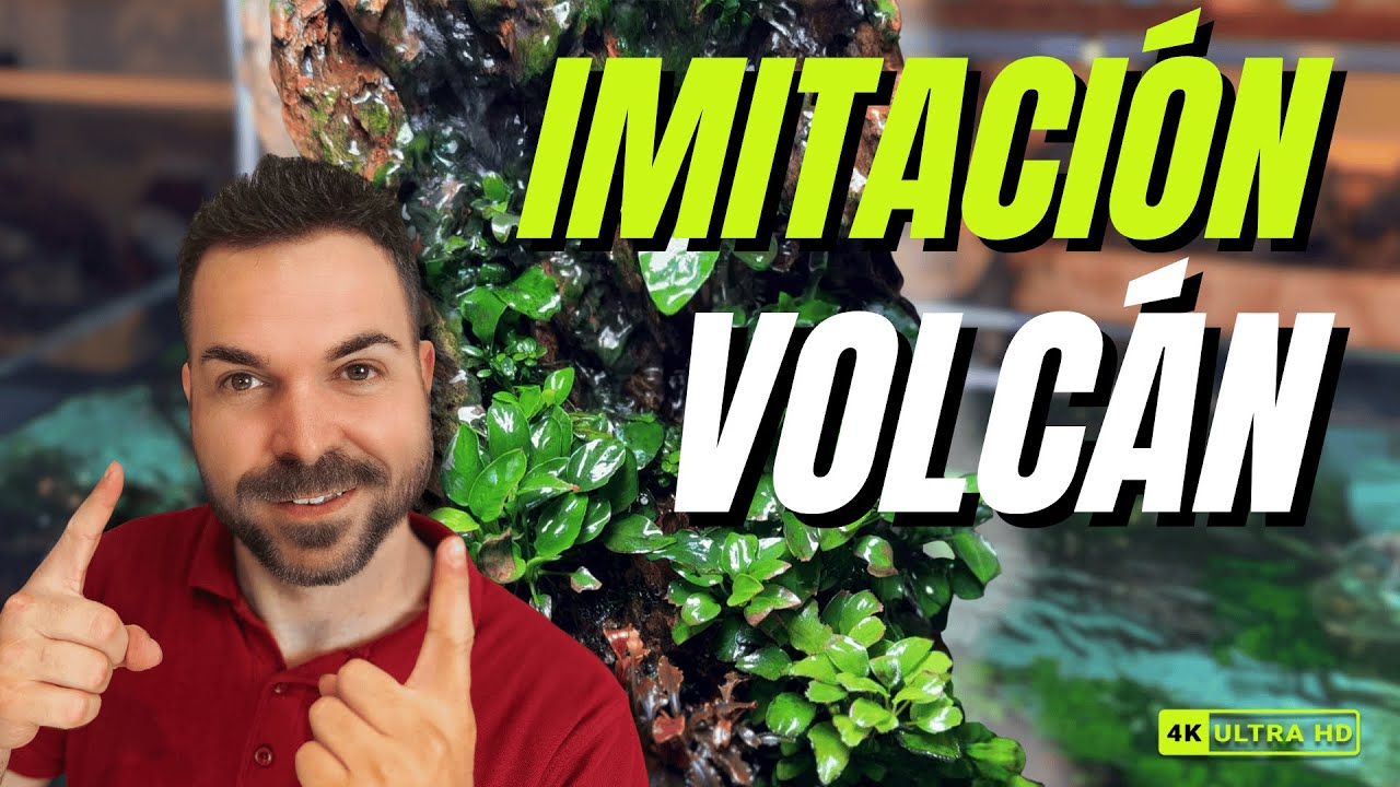 IMITAR EL ACUARIO VOLC&Aacute;N 🌋 (PASO A PASO) ►