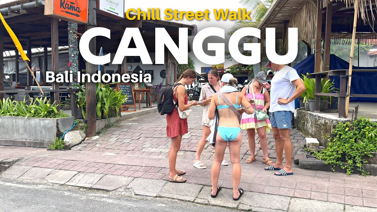 Relaxing Walk in Canggu Bali Indonesia Immersive Experience [4K HDR]