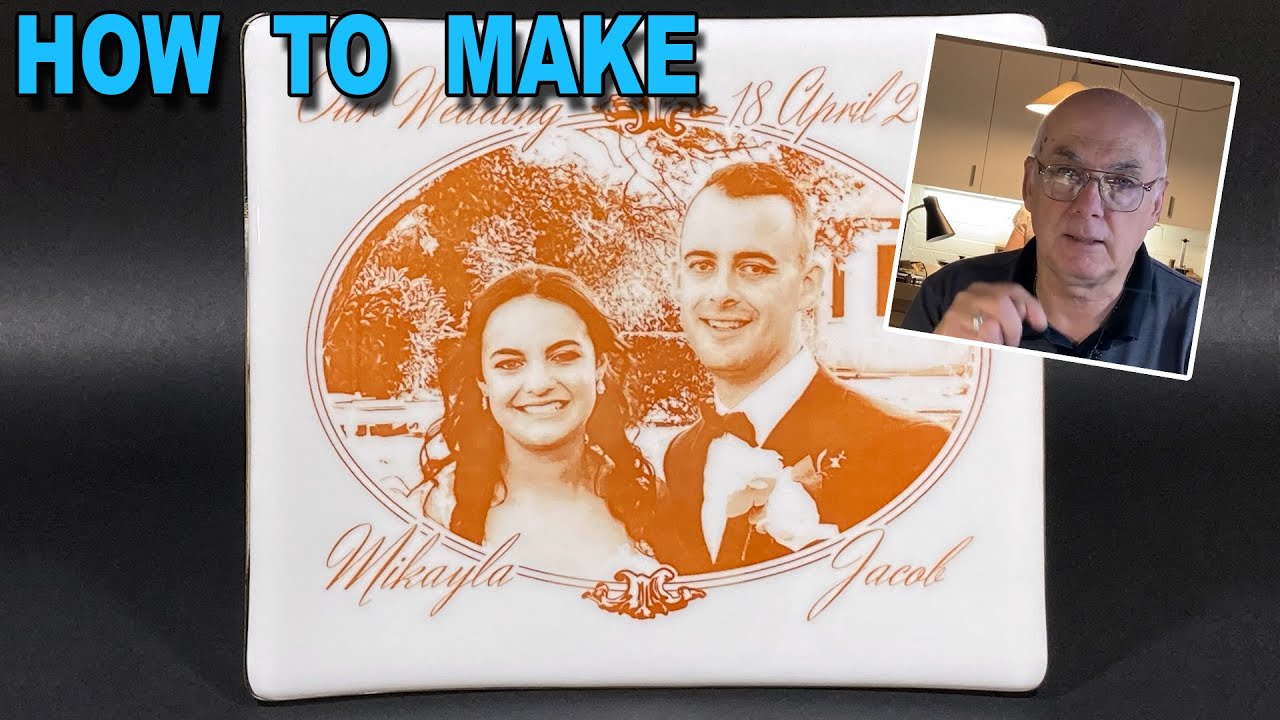 Fusing a Wedding Photo onto a Platter, Glass Fusing Project Tutorial