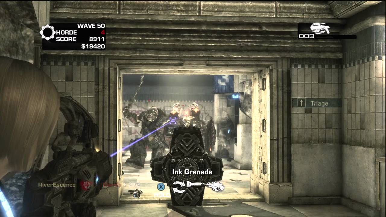 Gears of War 3 - Insane Horde (Blood-Drive) Wave 50