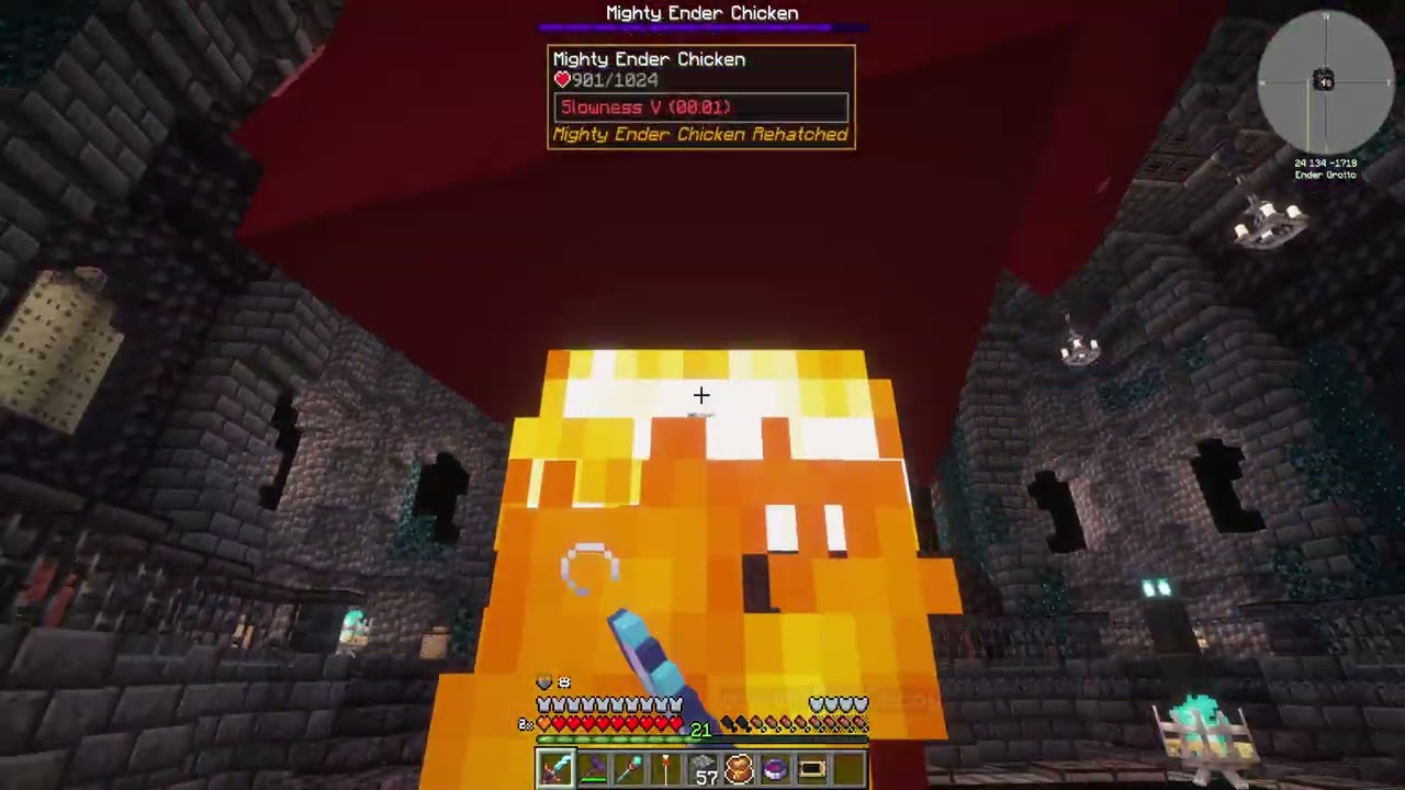 StoneBlock 4   Ep37 Giant Chicken Battle