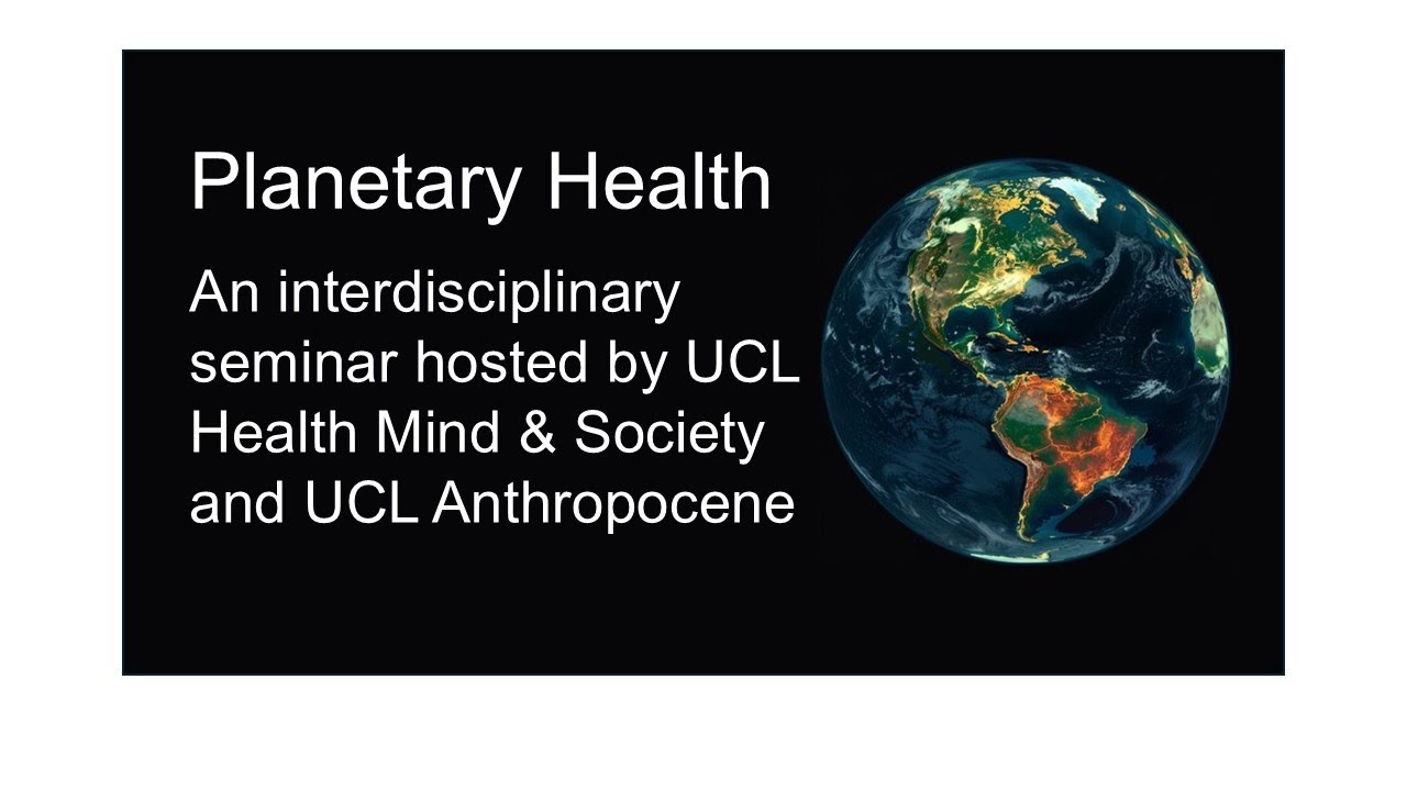 Planetary Health Interdisciplinary Seminar October 2025
