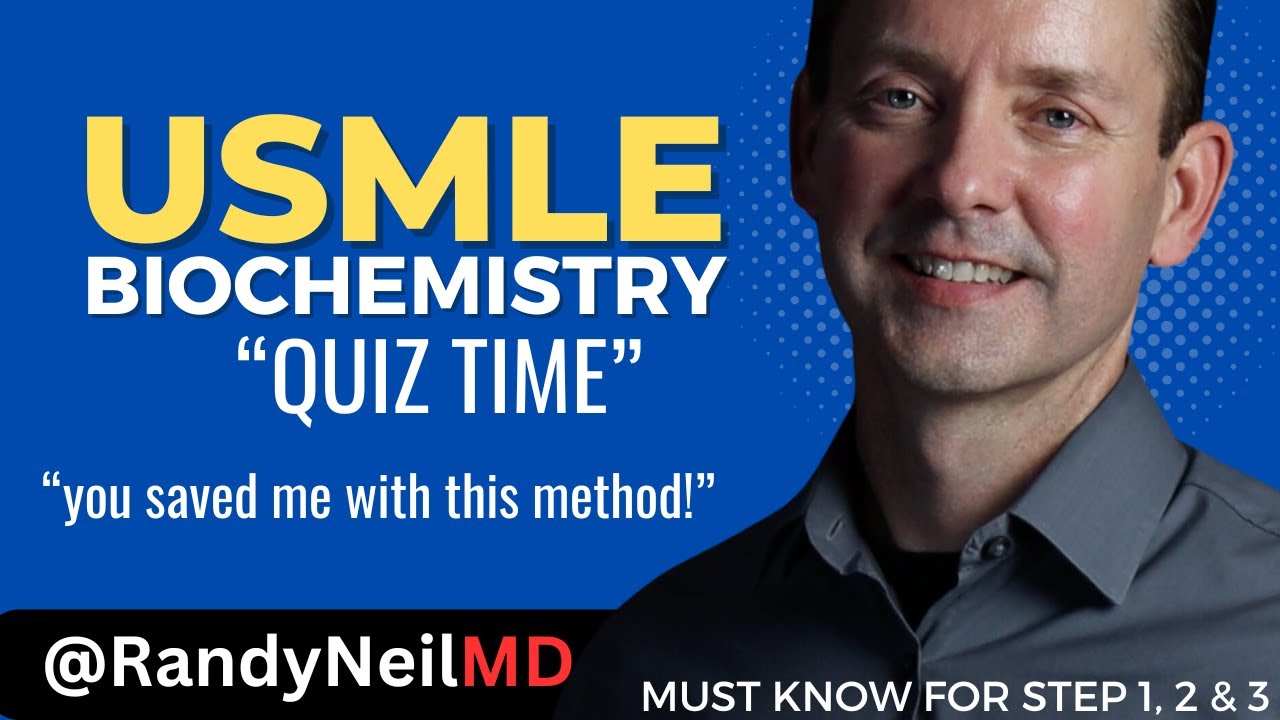 USMLE STEP 1: BIOCHEMISTRY ~ ONE QUESTION TEST ~ ARE YOU READY?