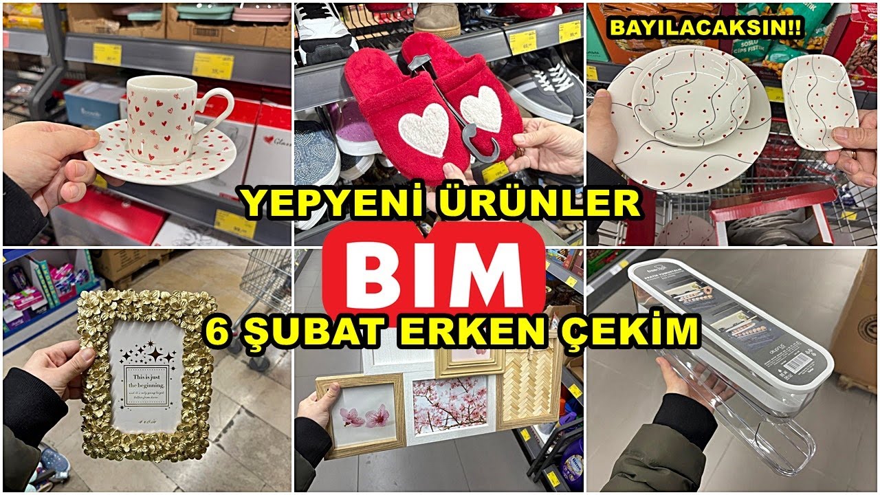 BİME GELDİ HEMEN ALDIK💃BİM 6 ŞUBAT 2026 CUMA💃/GERÇEK İLK VE TEK ERKEN ÇEKİM❗️/YEPYENİ ÜRÜNLER/