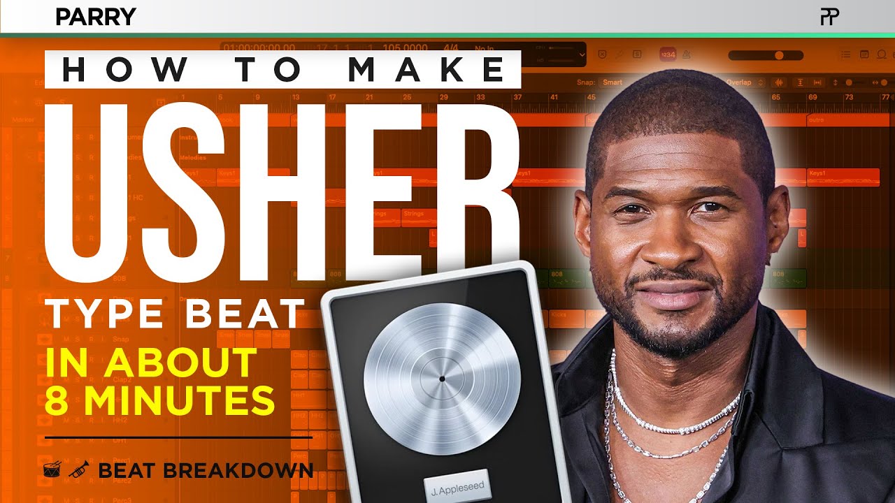 How To Make USHER Type Beat In About 8 Minutes [Beat Breakdown]