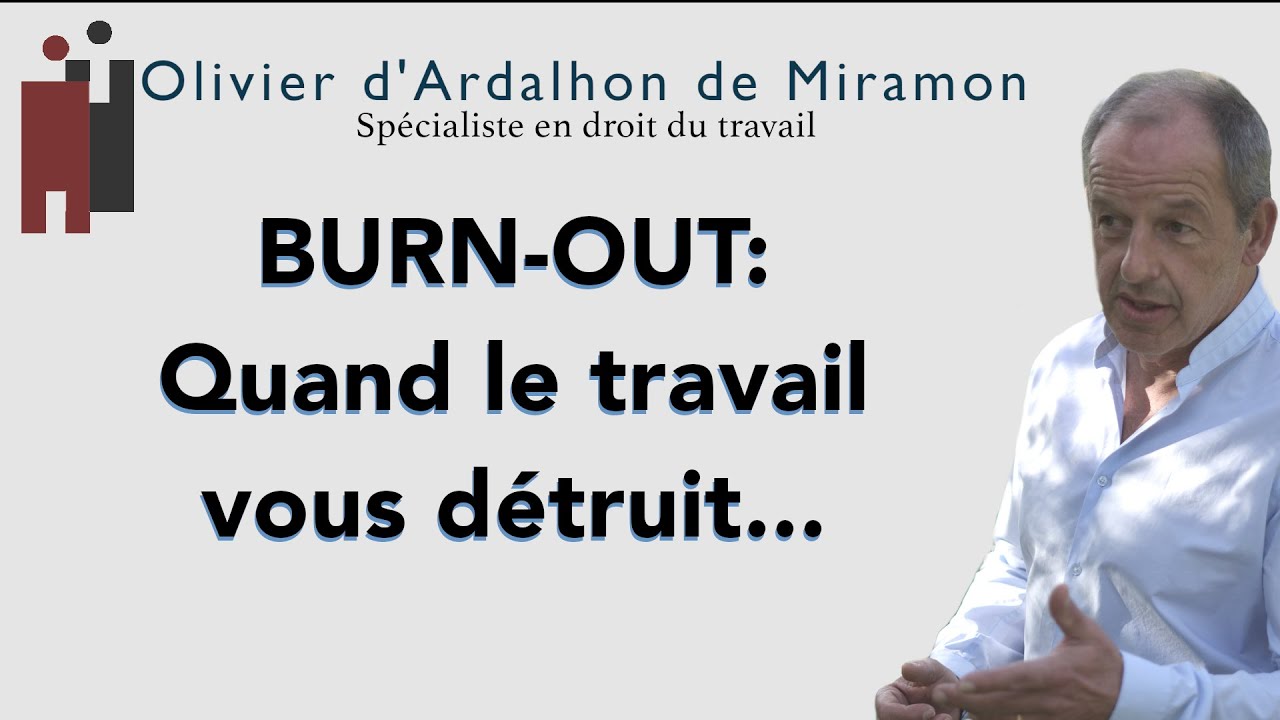 Burn-out: Quand le travail vous détruit....