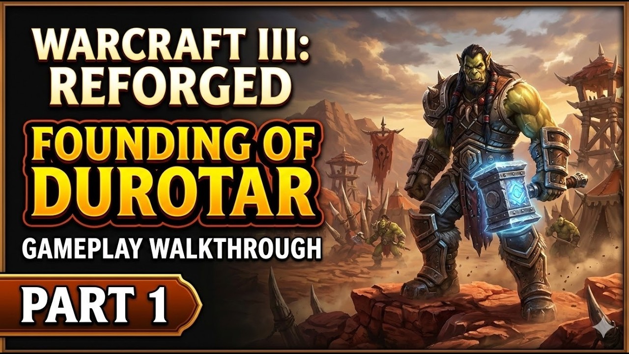 Warcraft 3 Reforged Gameplay Walkthrough - Bonus - Founding of Durotar - Part 1 1440p 60fps